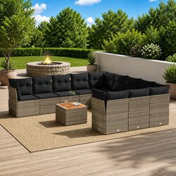 Versatile Outdoor Sofa Set with Easy Maintenance