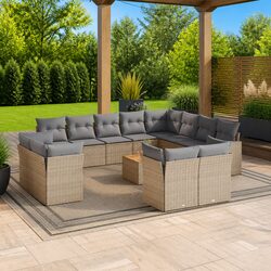 Functional 13 Piece Outdoor Sofa Set for Your Patio