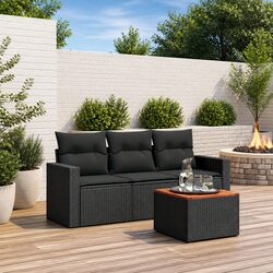 Perfect for Backyards: 4 Piece Outdoor Sofa Set