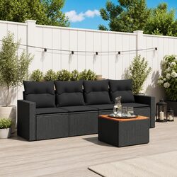 Practical 5 Piece Garden Sofa Set for Outdoor Living