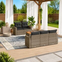 Functional 6-Piece Garden Sofa Set for Your Outdoor Space
