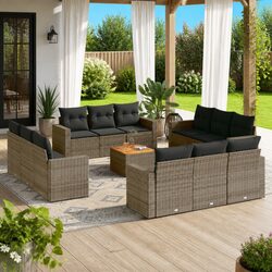 Practical 13 Piece Garden Sofa Set for Your Outdoor Space