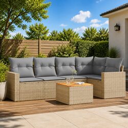 6 Piece Sofa Set for Outdoor Living
