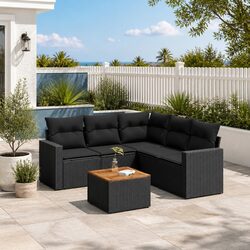 Practical 6-Piece Garden Sofa Set for Any Outdoor Area