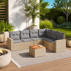 Ideal 7-Piece Outdoor Sofa Set for Your Patio or Garden