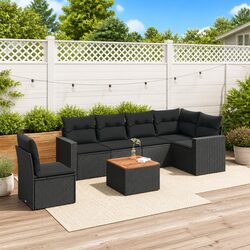 Comfortable 7 Piece Garden Sofa Set for Your Patio