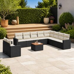 Practical 11 Piece Garden Sofa Set for Outdoor Living