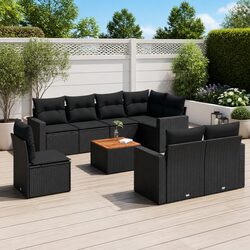 Practical 9-Piece Garden Sofa Set for Everyday Use