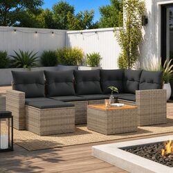 Versatile 7-Piece Outdoor Sectional Sofa Set for Your Home