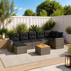 Versatile 8 Piece Sofa Set for Your Outdoor Living
