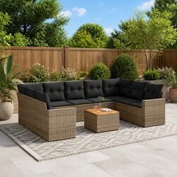Practical 10-Piece Outdoor Sofa Set for Any Space