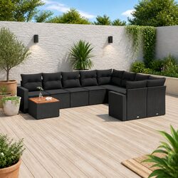 Practical Modular 10-Piece Garden Sofa Set