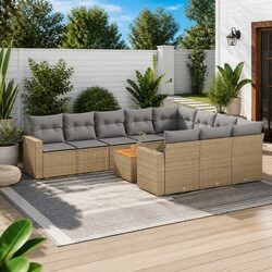 11-Piece Sofa Set for Outdoor Gatherings