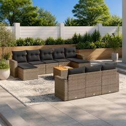 11-Piece Garden Sofa Set for Backyards and Patios