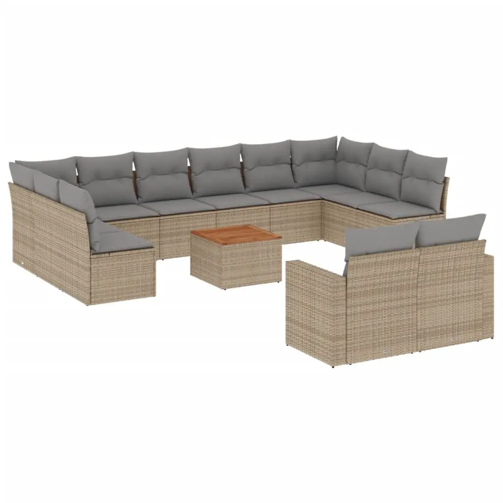 13-Piece Outdoor Sofa Set with Flexible Layout