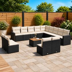 Practical 14 Piece Outdoor Sofa Set for Your Patio