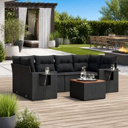 Practical 7 Piece Outdoor Sofa for Various Spaces