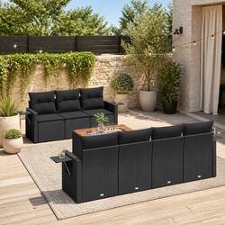 Practical 8-Piece Outdoor Sectional for Your Patio