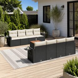 Ideal 9-Piece Sofa Set for Relaxing Outdoor Gatherings