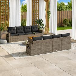 9-Piece Outdoor Sectional Sofa Set