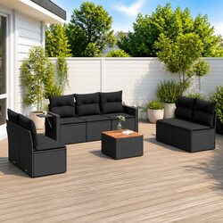 Versatile 8-Piece Sectional Sofa Set for Your Garden
