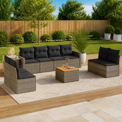 Functional 9 Piece Outdoor Sofa Set for All Occasions