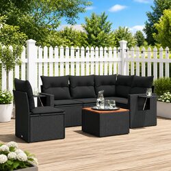 Ideal Outdoor Solution: 6-Piece Modular Sofa Set