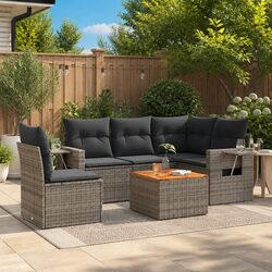6-Piece Outdoor Sectional Sofa for Relaxation