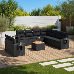 Versatile 10 Piece Outdoor Sofa Set for Gatherings