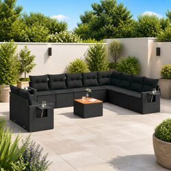 Perfect for Outdoor Gatherings: 11-Piece Sectional Sofa Set