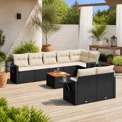 Perfect for Gatherings: 9-Piece Outdoor Sectional Sofa Set