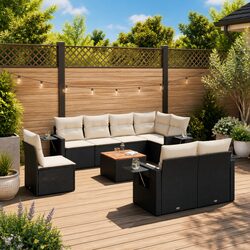 Practical 9-Piece Garden Sofa Set for Everyday Use