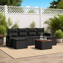 Practical 7 Piece Garden Sofa Set for Various Spaces