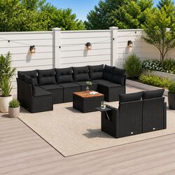 Versatile 10-Piece Outdoor Sofa Set for Your Garden