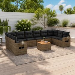 Perfect Modular Outdoor Seating: 11-Piece Sofa Set