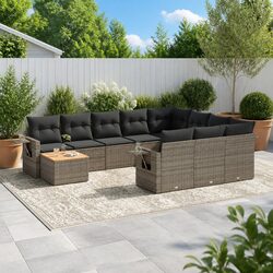 Practical 11-Piece Garden Sofa Set for Any Outdoor Area