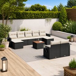 Practical 10-Piece Outdoor Sofa Set for Gardens and Patios