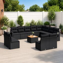 Versatile Outdoor 13-Piece Sofa Set with Removable Cushions