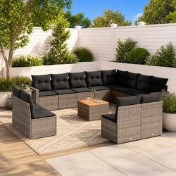 Versatile 13 Piece Garden Sofa Set for Any Outdoor Setting