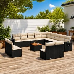 Practical 14 Piece Outdoor Sofa Set for Any Area