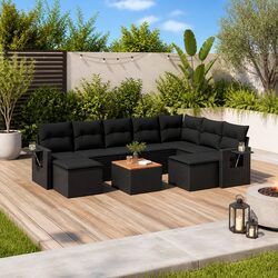 Practical 10 Piece Garden Seating Arrangement