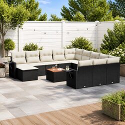Practical 13-Piece Modular Sofa Set for Outdoor Use