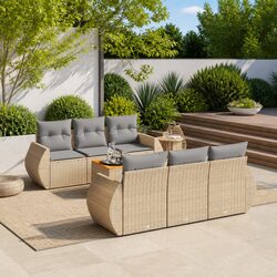 Practical 7 Piece Sofa Set for Outdoor Living