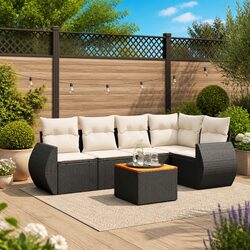 Versatile 6 Piece Garden Sofa Set for Any Outdoor Space