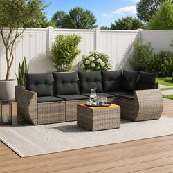 Versatile 6-Piece Garden Sofa Set for Any Outdoor Area