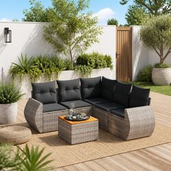 Ideal 6 Piece Garden Sofa Set for Your Outdoor Retreat