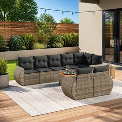 Practical 9 Piece Garden Sofa Set for Your Patio