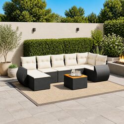 Practical 8-Piece Garden Sofa Set for Any Outdoor Area
