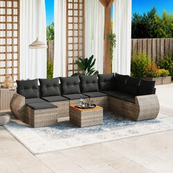 Practical 9 Piece Outdoor Sofa Set for Relaxation and Gatherings