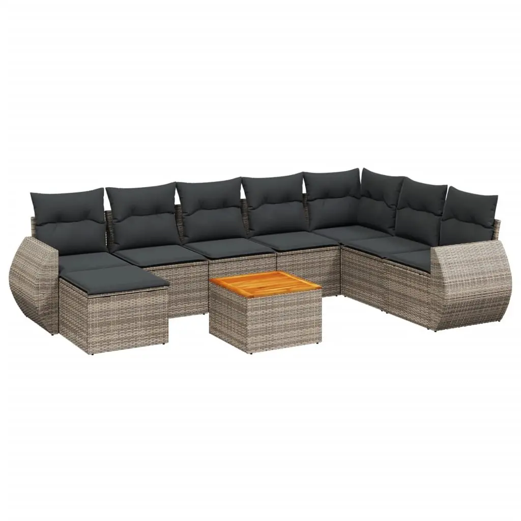 9 Piece Outdoor Sofa Set for Relaxation and Gatherings